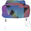 Triangle Gradient Abstract Geometry Full Print Backpack View4