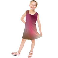 Colorful Colors Wave Gradient Kids  Tunic Dress by BangZart