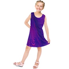 Abstract Fantastic Fractal Gradient Kids  Tunic Dress by BangZart