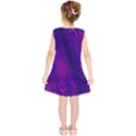 Abstract Fantastic Fractal Gradient Kids  Tunic Dress View2