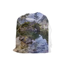 Hintersee Ramsau Berchtesgaden Drawstring Pouches (large)  by BangZart