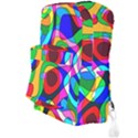 Digital Multicolor Colorful Curves Full Print Backpack View3