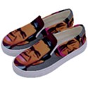 George W Bush Pop Art President Usa Kids  Canvas Slip Ons View2