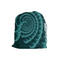 Fractals Form Pattern Abstract Drawstring Pouches (Large)  View1