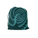 Fractals Form Pattern Abstract Drawstring Pouches (Large)  View2