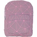 Triangle Background Abstract Full Print Backpack View1