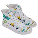 Busy Dragonflies Men s Hi-Top Skate Sneakers View3