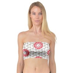 Stamping Pattern Fashion Background Bandeau Top by Celenk