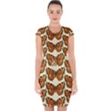 Butterfly Butterflies Insects Capsleeve Drawstring Dress  View1