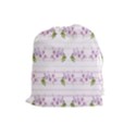 Floral Pattern Drawstring Pouches (Large)  View1