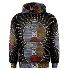 Whole Complete Human Qualities Men s Pullover Hoodie by Celenk