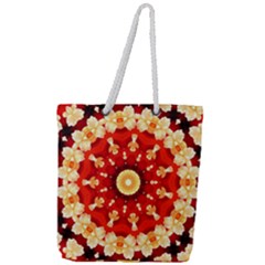 Abstract Art Abstract Background Full Print Rope Handle Tote (large) by Celenk