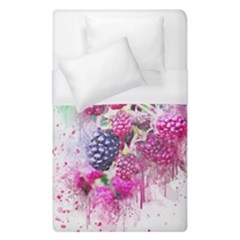 Blackberry Fruit Art Abstract Duvet Cover (single Size) by Celenk