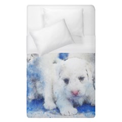Dog Cats Pet Art Abstract Duvet Cover (single Size) by Celenk