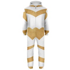 Gold Smiley Face Hooded Jumpsuit (men)  by NouveauDesign