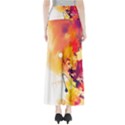 Paint Splash Paint Splatter Design Full Length Maxi Skirt View2