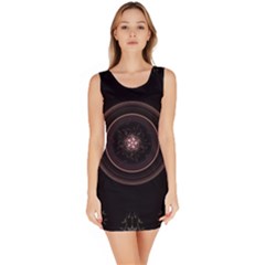 Fractal Flowers Pattern Fantasy Bodycon Dress by Celenk