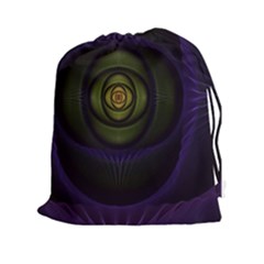 Fractal Blue Eye Fantasy 3d Drawstring Pouches (xxl) by Celenk