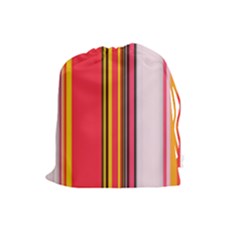Abstract Background Pattern Textile Drawstring Pouches (large)  by Celenk