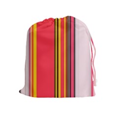Abstract Background Pattern Textile Drawstring Pouches (extra Large) by Celenk
