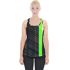 Abstract Background Pattern Textile Piece Up Tank Top by Celenk