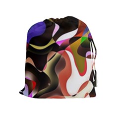 Abstract Background Design Art Drawstring Pouches (extra Large) by Celenk