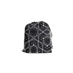 Design Art Pattern Decorative Drawstring Pouches (xs)  by Celenk