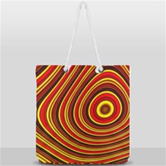 Fractal Art Mathematics Generated Full Print Rope Handle Tote (large) by Celenk