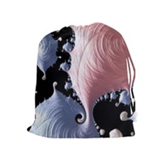Fractal Art Design Fantasy Science Drawstring Pouches (extra Large) by Celenk