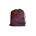Fractal Red Fractal Art Digital Art Drawstring Pouches (Small)  View1