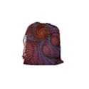 Fractal Red Fractal Art Digital Art Drawstring Pouches (Small)  View2