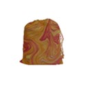 Texture Pattern Abstract Art Drawstring Pouches (Medium)  View1