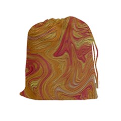 Texture Pattern Abstract Art Drawstring Pouches (extra Large) by Celenk