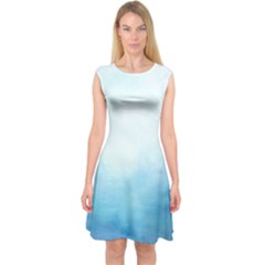 Ombre Capsleeve Midi Dress by ValentinaDesign