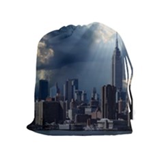 New York America New York Skyline Drawstring Pouches (extra Large) by Celenk