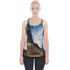 Mountain Desert Landscape Nature Piece Up Tank Top by Celenk