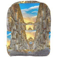 Abbey Ruin Architecture Medieval Full Print Backpack by Celenk
