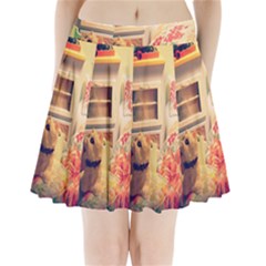 Cream Dollhouse Pleated Mini Skirt by snowwhitegirl