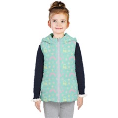 Music Stars Seafoam Kid s Puffer Vest by snowwhitegirl