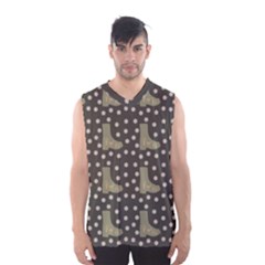Charcoal Boots Men s Basketball Tank Top by snowwhitegirl