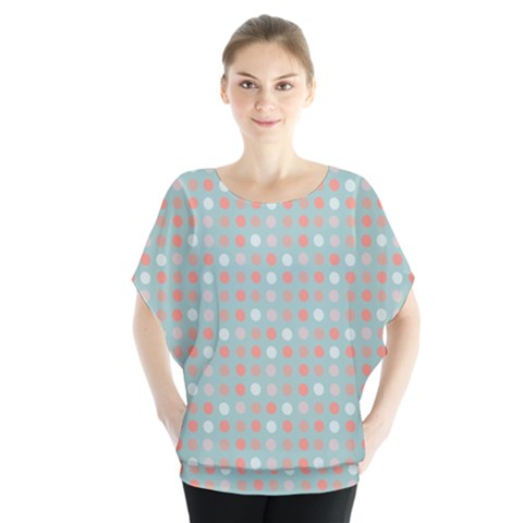Peach Pink Eggs On Green Blouse by snowwhitegirl