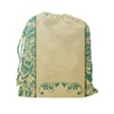 art nouveau green Drawstring Pouches (XXL) View2