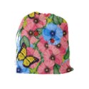 Floral scene Drawstring Pouches (Extra Large) View2