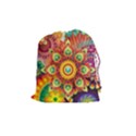 Colorful Abstract Background Colorful Drawstring Pouches (Medium)  View1
