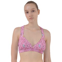 Unicorns Eating Ice Cream Pattern Sweetheart Sports Bra by Bigfootshirtshop