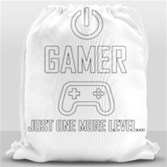 Gamer Drawstring Bag (large) by Valentinaart