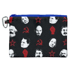 Communist Leaders Canvas Cosmetic Bag (xl) by Valentinaart