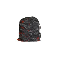 Rock Volcanic Hot Lava Burn Boil Drawstring Pouches (xs)  by Nexatart