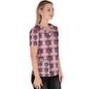 Three Women Pink Scrub Top View3