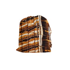 Abstract Architecture Background Drawstring Pouches (medium)  by Nexatart